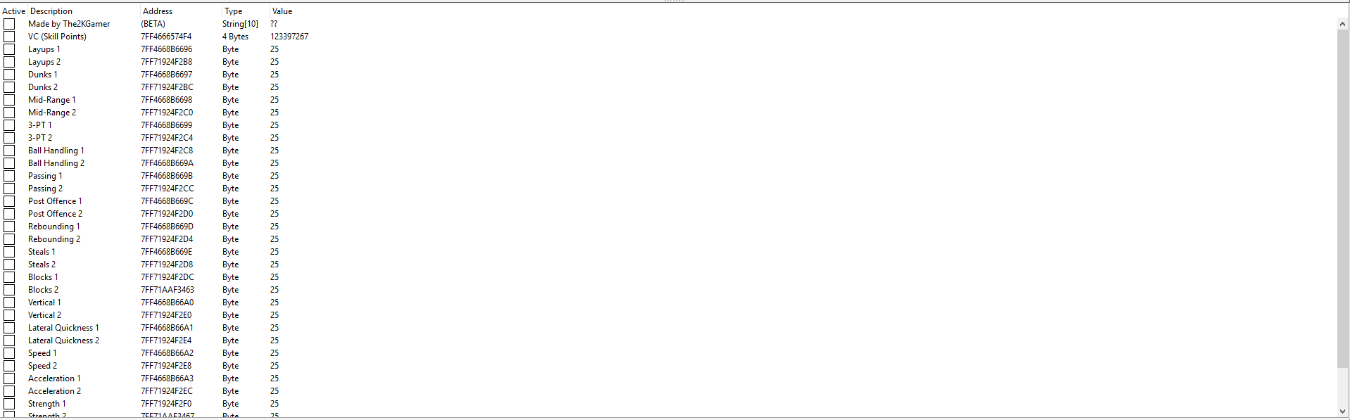 Nba 2k11 Skill Points Cheat